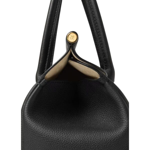 LORO PIANA LOOM BAG L25 BLACK-SUN GOLD - Image 7