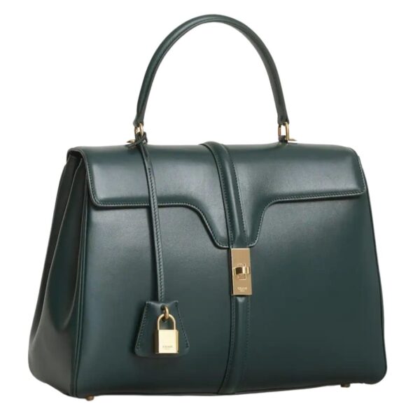 CELINE CLASSIQUE 16 BAG IN SATINATED CALFSKIN AMAZONE - Image 6