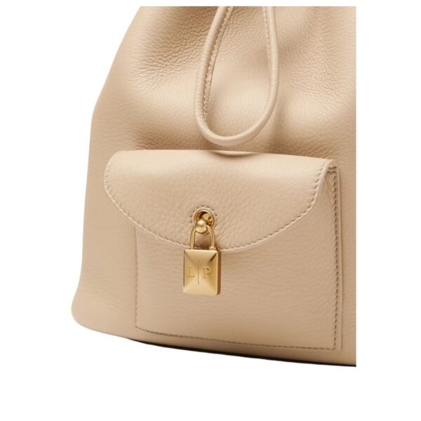 LORO PIANA EXTRA DRAWSTRING BACKPACK L27 LIGHT MASTIC - Image 7