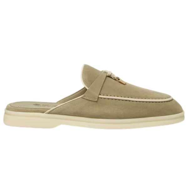 LORO PIANA CHARMS WALK BABOUCHE LOAFER EUCALYPTUS - Image 4