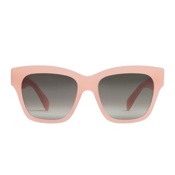 CELINE TRIOMPHE 09 SUNGLASSES IN ACETATE MILKY BURGUNDY - Image 5