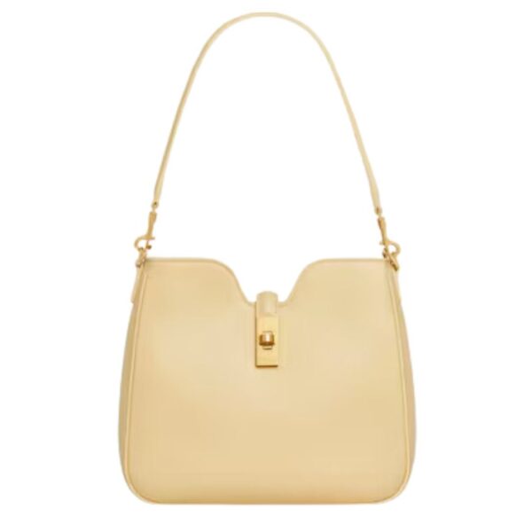 CELINE SMALL CAMILLE 16 SOFT BAG IN SMOOTH CALFSKIN BLACK - Image 5