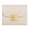 CELINE SMALL FLAP WALLET TRIOMPHE IN SHINY CALFSKIN BLACK - Image 6