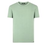 TOM FORD COTTON CREWNECK T SHIRT PALE SAGE