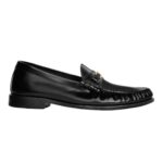 CELINE LUCO TRIOMPHE LOAFER IN POLISHED BULL BLACK