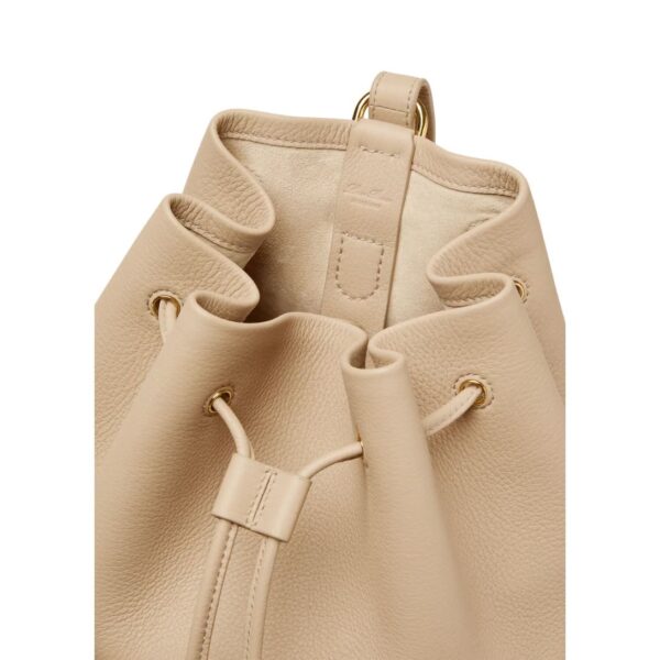 LORO PIANA EXTRA DRAWSTRING BACKPACK L27 LIGHT MASTIC - Image 8