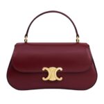 CELINE TEEN CELINE LOLA IN SHINY CALFSKIN LIGHT BURGUNDY