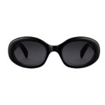 CELINE TRIOMPHE 01 SUNGLASSES IN ACETATE BLACK