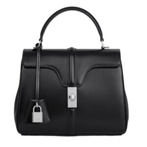 CELINE SMALL 16 BAG IN SATINATED CALFSKIN BLACK