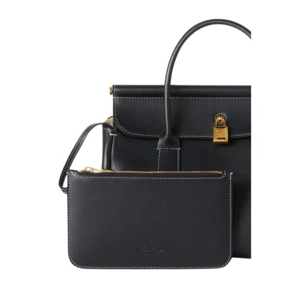 LORO PIANA LOOM BAG L25 BLACK - Image 7