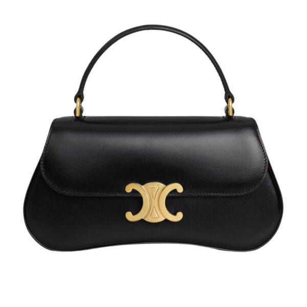 CELINE TEEN LOLA IN SHINY CALFSKIN LIGHT BURGUNDY - Image 5
