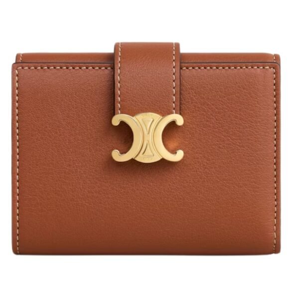 CELINE FINE WALLET VICTOIRE IN SUPPLE GRAINED CALFSKIN BLACK - Image 4
