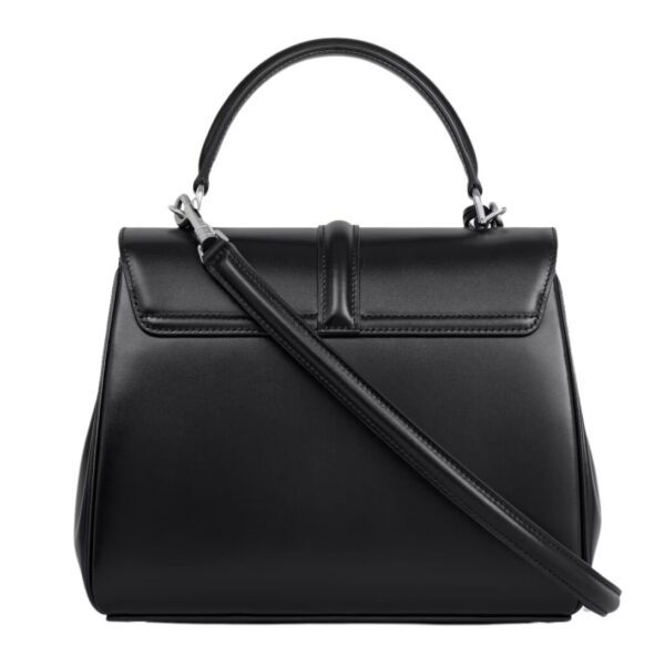 CELINE SMALL 16 BAG IN SATINATED CALFSKIN BLACK - Image 7
