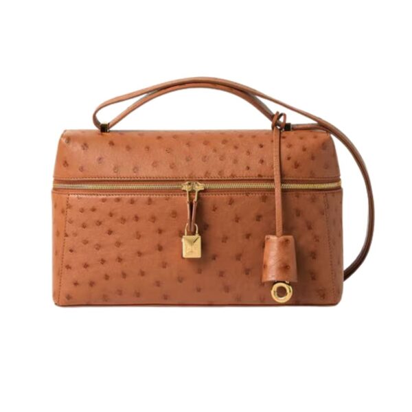 LORO PIANA EXTRA BAG L27 COGNAC