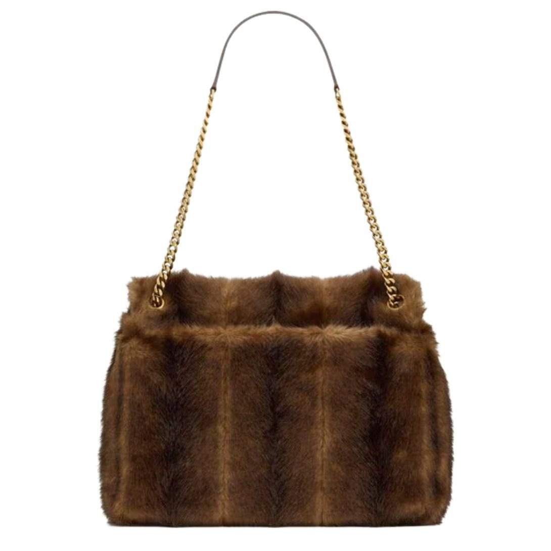 SAINT LAURENT NIKI LARGE IN SHEARLING - Image 2