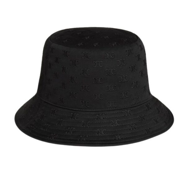 CELINE MINI TRIOMPHE BUCKET HAT IN COTTON - Image 2