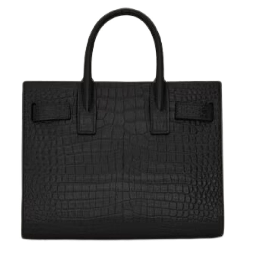 SAINT LAURENT SAC DE JOUR IN CROCODILE EMBOSSED LEATHER NANO - Image 2