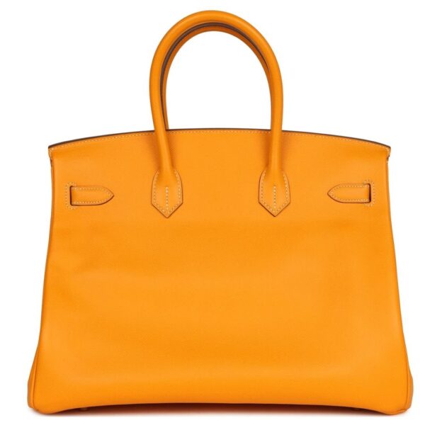 PRE-OWNED HERMÈS BIRKIN 35 JAUNE D'OR CANDY EPSOM PERMABRASS HARDWARE - Image 2