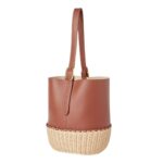 LORO PIANA CEDAR BUCKET BAG MALT-CARAMEL SUGAR