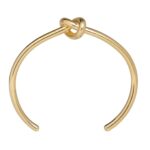 CELINE KNOT EXTRA THIN BRACELET IN BRASS WITH GOLD FINISH