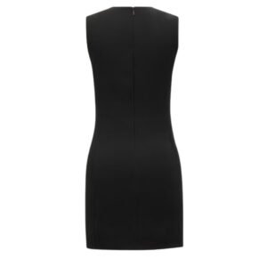 SAINT LAURENT SHIFT DRESS IN SATIN CREPE