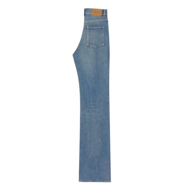 SAINT LAURENT 70S JEANS IN AUTHENTIC MEDIUM BLUE DENIM - Image 2