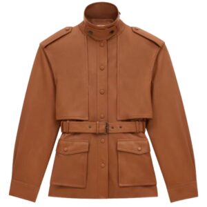 SAINT LAURENT SAHARIENNE JACKET IN LAMBSKIN