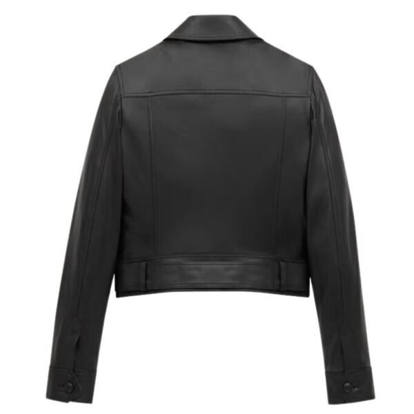 SAINT LAURENT CROPPED JACKET IN LAMBSKIN - Image 2