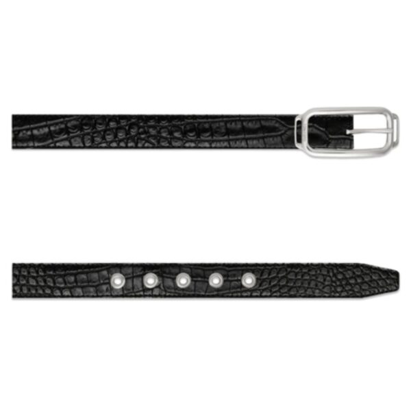 TOM FORD PRINTED CROC STADIUM BUCKLE BELT - Image 2