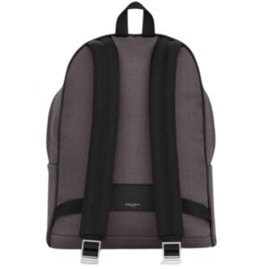 SAINT LAURENT CITY BACKPACK IN CANVAS NYLON AND LEATHER