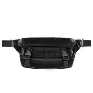 SAINT LAURENT CROSSBODY BAG IN SILKTECH CANVAS