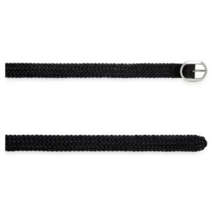 TOM FORD WOVEN LEATHER OVAL BELT