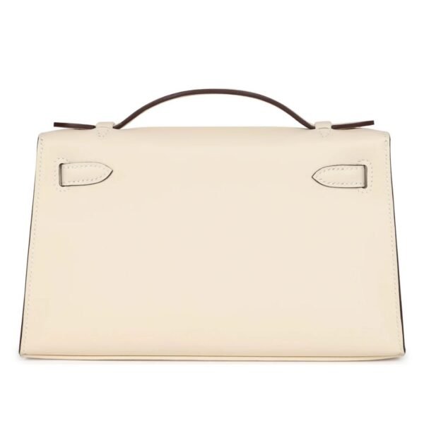 HERMÈS KELLY POCHETTE NATA SWIFT GOLD HARDWARE - Image 2
