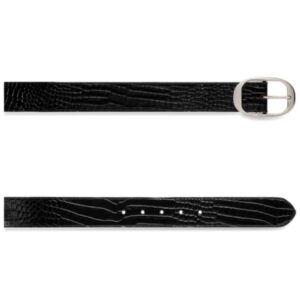 TOM FORD PRINTED ALLIGATOR OVAL BELT