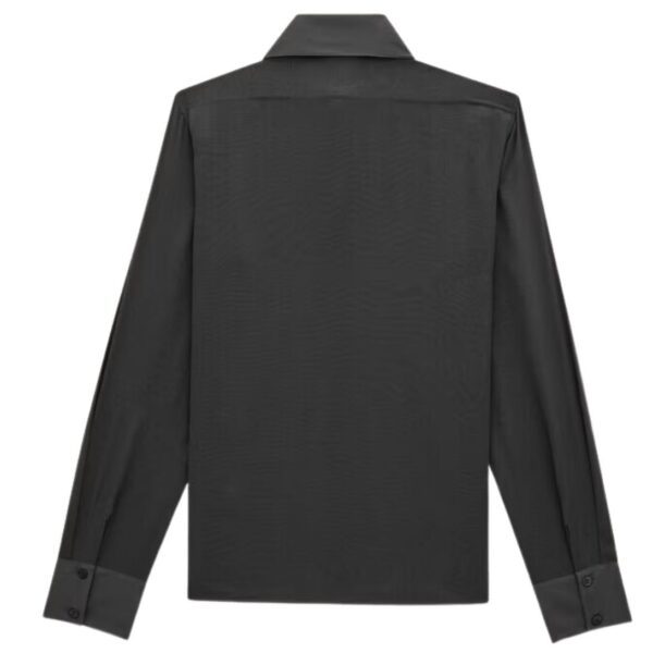 SAINT LAURENT SHIRT IN SILK CREPE MUSLIN - Image 2