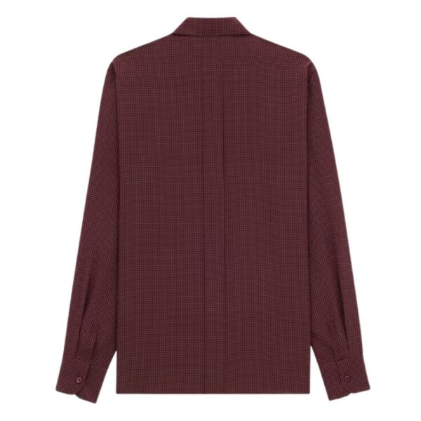 SAINT LAURENT SHIRT IN DOTTED SILK CREPE DE CHINE - Image 2