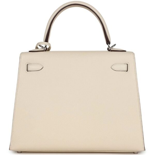 HERMÈS KELLY SELLIER 25 NATA VERSO EPSOM PALLADIUM HARDWARE - Image 2