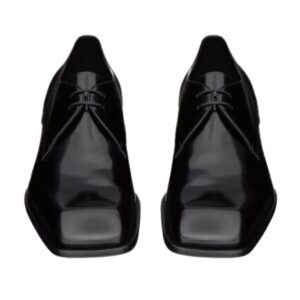 SAINT LAURENT JEAN DERBIES IN BRUSHED LEATHER