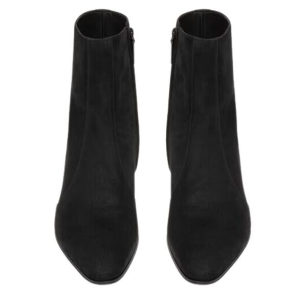 SAINT LAURENT VASSILI BOOTS IN SHIMMERING SUEDE - Image 2