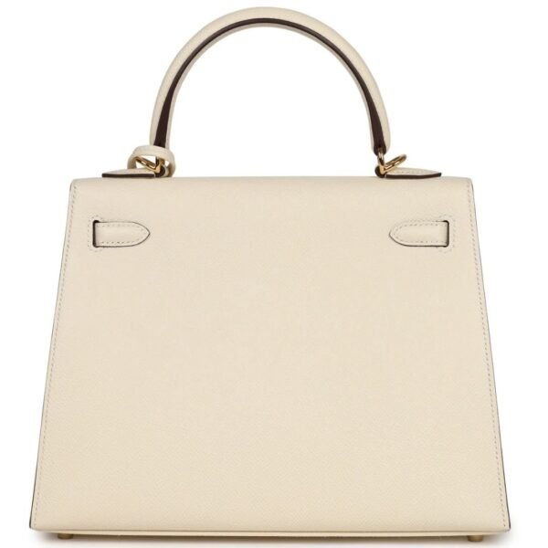 HERMÈS KELLY SELLIER 25 NATA EPSOM GOLD HARDWARE - Image 2