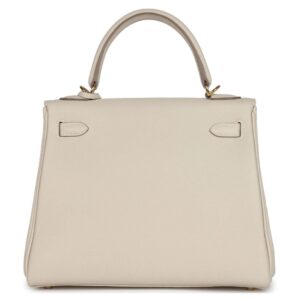 HERMÈS KELLY RETOURNE 25 CRAIE TOGO GOLD HARDWARE