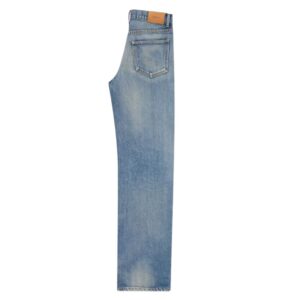 SAINT LAURENT BAGGY JEANS IN BENJAMIN BLUE DENIM