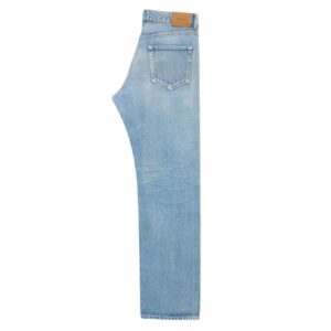 SAINT LAURENT LOOSE FIT JEANS IN BLUE BEAT DENIM