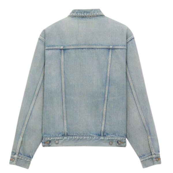 SAINT LAURENT TRUCKER JACKET IN CHICAGO BLUE DENIM - Image 2