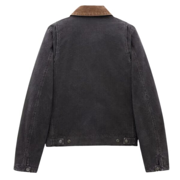 SAINT LAURENT WORK JACKET IN COTTON CANVAS AND CORDUROY - Image 2
