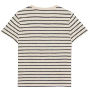SAINT LAURENT CASSANDRE T-SHIRT IN STRIPED JERSEY