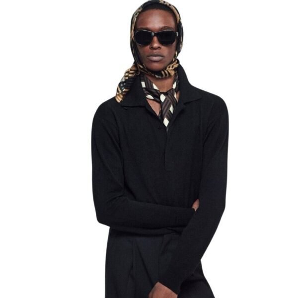 SAINT LAURENT POLO IN WOOL - Image 2