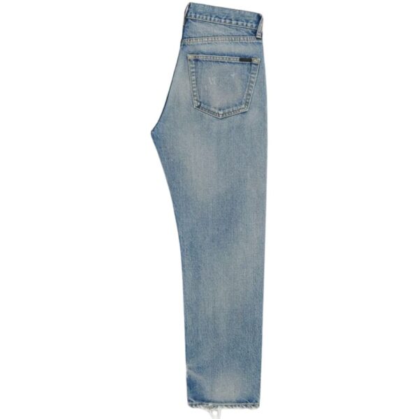 SAINT LAURENT MICK JEANS IN CHARLOTTE BLUE DENIM - Image 2