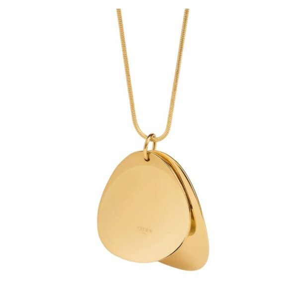 CELINE PETALE NECKLACE IN BRASS WITH GOLD FINISH - Image 2