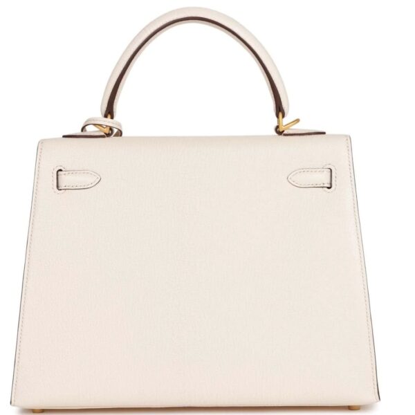 HERMÈS KELLY SELLIER 28 NATA EPSOM GOLD HARDWARE - Image 2
